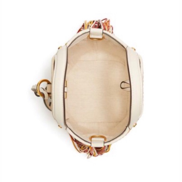 Tory Burch Miller Fringe Mini Bucket Bag✨Brand new - Picture 8 of 16